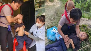 Orphan boy who was poisoned was taken to the doctor by the kind-hearted militiaman