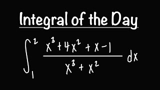 Integral of the Day: 12.6.22 | Partial Fraction Decomposition | Calculus 2 | Math with Professor V