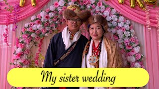 My sister got married at Paonta Tibetan Cholsum settlement/video full of love and emotional