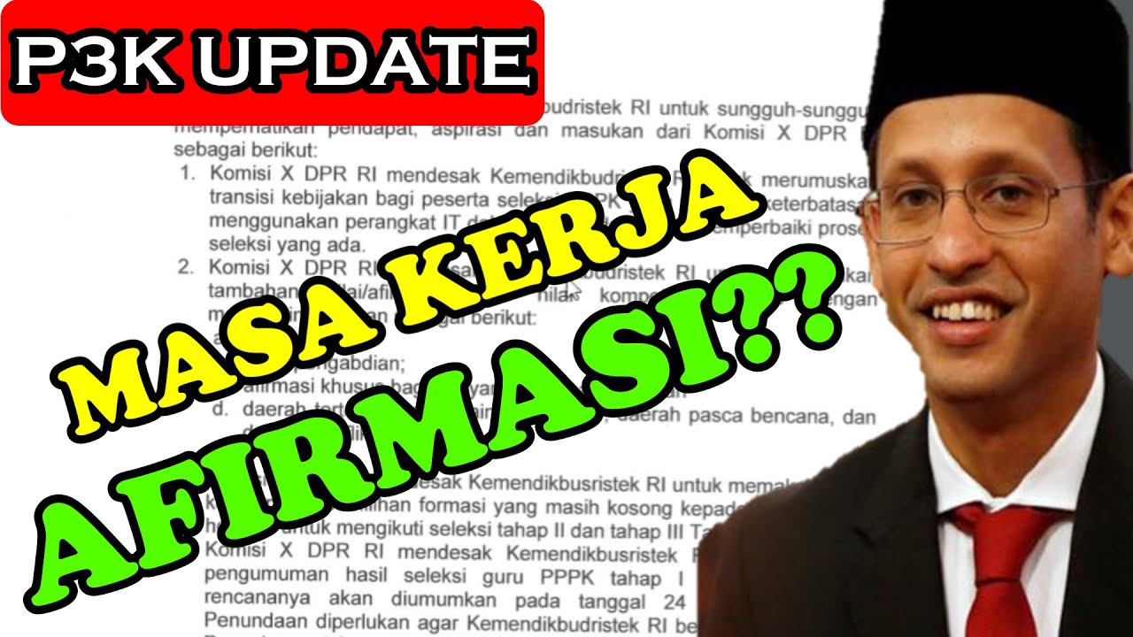 Pengumuman P3K Terbaru 2021 | Pengumuman Diundur Dan Tambahan Afirmasi ...