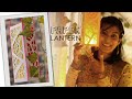 Easy diy diwali decoration II Diwali Crafts II Paper Lantern DIY