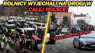 WŚCIEKLI ROLNICY ZNOWU PROTESTUJĄ! CHCĄ ZMIENIĆ RZĄD!?