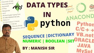 #DataTypes#integer#float#string#boolean#tuples,#list#Dictionaries#Python3