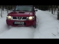 🚙❄️ nissan navara plowing through 80cm deep snow making a road ❄️🚙