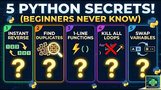 5 Python Tricks Every Developer Should Know #python #coding #programming #learning #pythontutorial