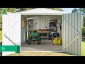 easyshed garden shed overview narrow slider garden shed