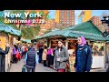 New York City Christmas Walk 2023  ✨ Union Square Holiday Market Opening Day