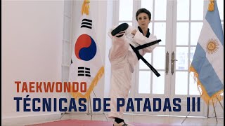 Clase de Taekwondo - Técnica de patadas III