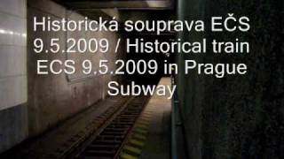 Historická souprava EČS 8.5. 2009. Historical train ECS 8.5.2009