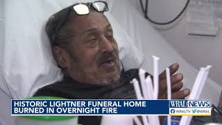 Losing Black history: Fire destroys historic Lightner Funeral Home in Raleigh