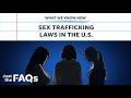 Sex & human trafficking: What we know about laws in place to prevent it | JUST THE FAQS