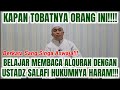 HARAM BELAJAR AGAMA DENGAN USTADZ SALAFI!!! ASTAGHFIRULLAH!!! KAPAN TOBATNYA IDRUS RAMLI INI!!