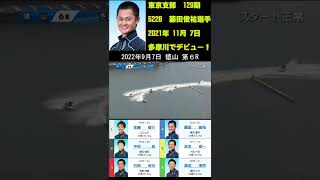 水神祭・初勝利！デビューから141走目【登録番号5226】藤田俊祐選手！スタート決めて一気に捲り炸裂！おめでとうございます　2022年9月7日　徳山　第6レース #Shorts