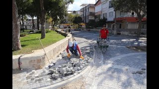 Burhaniye Öğretmenler Mahallesindeki Yollar Yenileniyor