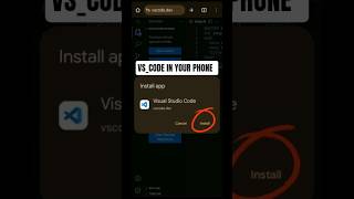 Coding on my PHONE using VS Code! #shorts