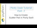 How to Create Scatter Plot in Plotly Dash | Plotly Dash Tutorial Part -7