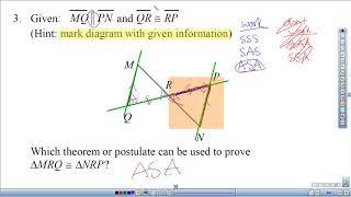 Geometry Unit 4 Practice Test mrferkinmathclass
