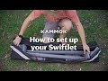 How to set up the Swiftlet portable hammock stand