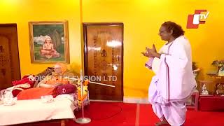 Hrusikesh Bhoi aka Maharaja Kansa performs monologue in front of Shankaracharya in Puri