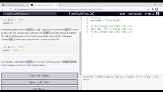 33 - Learn Basic JavaScript Understand String Immutability