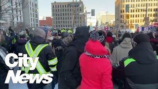 Ottawa Police advance in second protest location