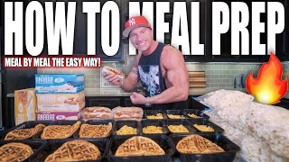 HOW TO MEAL PREP FOR THE WEEK | 5 Bodybuilding Meals A Day | 2076 Calorie Shredding Meal Plan