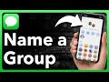 How To Name A Group Text On iPhone