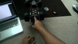 Testing Motors using Python on the Intel Edison and Sparkfun Motor Driver