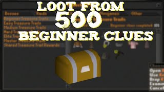CLIP: Loot From 500 Beginner Clues