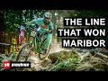 The Line That Won The Men's Race At Maribor World Cup DH