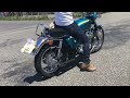 cb750four 昭和管マフラーの直管サウンド走行音動画！ cb750k 昭和堂管 マフラー音 ショート管 集合管