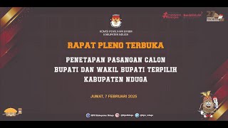 RAPAT PLENO TERBUKA PENETAPAN CALON BUPATI \u0026 WAKIL BUPATI TERPILIH KABUPATEN NDUGA TAHUN 2024-2029