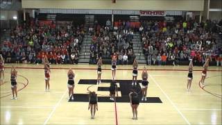 Emporia High Cheerleaders Pep Assembly 2014