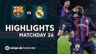 Resumen de FC Barcelona vs Real Madrid (2-1)