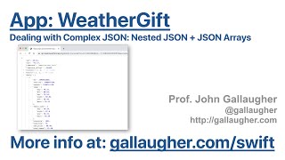 Ch. 6.14 Dealing with Complex JSON - Nested JSON and JSON Arrays (OpenWeather updated)