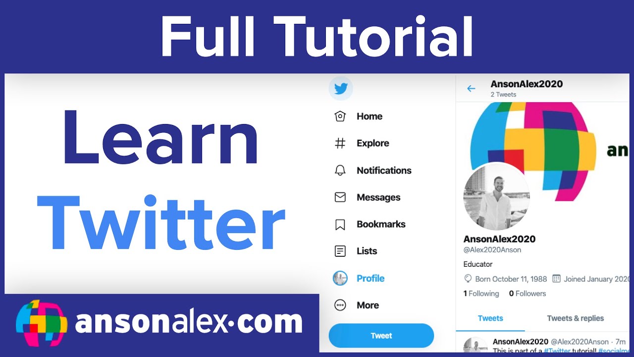 How To Use Twitter Tutorial For Beginners Youtube