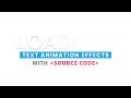 Loading Text Animation Effects | CSS Text Shadow