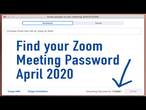 How to Get Your Zoom Meeting Password