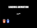 Jumping Dots Loading Animation | HTML & CSS Tutorial