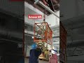 Scissor lift lifting #steelworkshop #steelworker #automobile