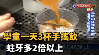 最新研究：學童1天3杯手搖飲　蛀牙多2倍以上－民視新聞