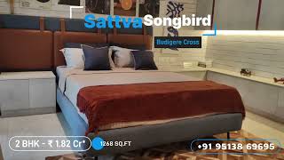 sattva song bird 2 BHK Walkthrough | Budigere Cross, Bengaluru | Luxury Homes for Sale | Pricing