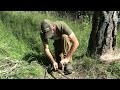 Bushcraft Friction FIRE - Nothing but a KNIFE… and a bootlace!