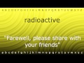 Here I will show you how to say 'radioactive' with Zira.mp4