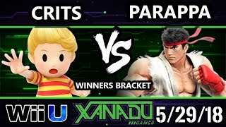 S@X 252 Smash 4 - Crits (Lucas) Vs. Parappa (Ryu) - Wii U Winners Bracket