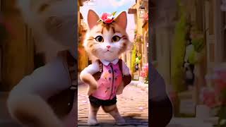 Dancing cat💓#shorts#cutecat #funky feast 😋