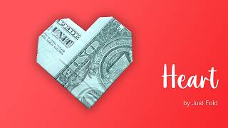 Fold a Dollar Bill Into a Heart ❤️ (Easy Step-by-Step Tutorial)
