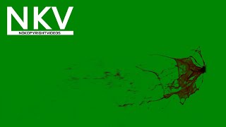 Blood Splatters Greenscreen Blood Overlay Background Chroma Key- Horror Aesthetic (Practical Effect)