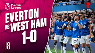 Highlights & Goals: Everton vs. West Ham 1-0 | Premier League | Telemundo Deportes