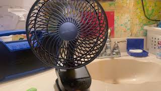 Oscillating 8” desk fan by Opolar